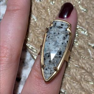 Kendra Scott Ring- Rose Gold & Marble